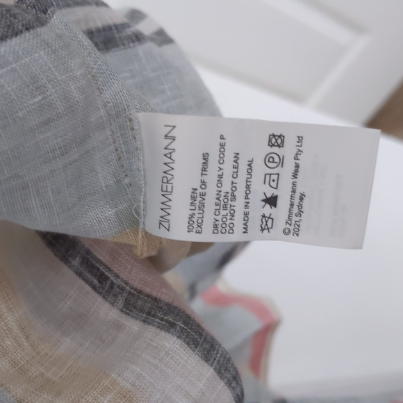 ZIMMERMANN striped linen minidress with pockets - Picture 9 of 14